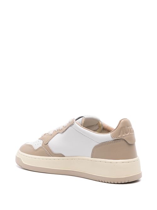 White/camel brown sneaker AUTRY | AULWWB51WHT/WHT PEP